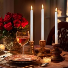 ForWhat Büro Ev Ofis Dekoru Için Tekli 28CM Pilli Mum Işığı