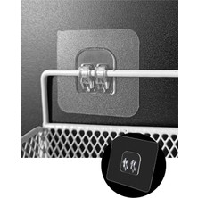 PremiumPort 6'lı Set Yapışkanlı Kanca, Deliksiz ve Iz Bırakmayan Pratik Çözüm