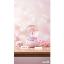 PremiumPort Büyük Boy Kar Küresi Müzikli ve Işıklı, Şık ve Dekoratif Hediye