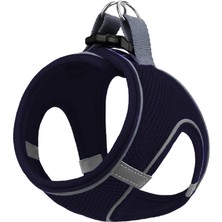 Feyza Design Havalandırmalı Çift Reflektörlü Kedi Köpek Göğüs Tasması