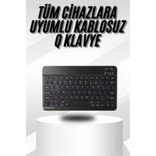 Toyigoo Kablosuz Bluetooth Bağlantılı Taşınabilir Q Klavye Tüm Cihazlara Uyumlu TYGOO-RSHB34
