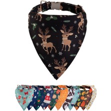Feyza Design Bandanalı Köpek Tasması, 3 Boy, 8 Desen, Dayanıklı ve Şık Tasarım