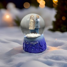 PremiumPort Parlak Işıklı Kar Küresi, Zarif ve Büyüleyici Dekorasyon Parçası