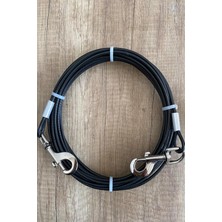 Feyza Design 6 mm 10 M Siyah Köpek Bahçe Bağlama Halatı, Dayanıklı ve Pratik Kullanım