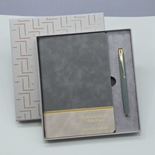 Skygo Öğretmenler Gününe Özel Deri Defter ve Kalem Set