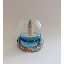 PremiumPort Parlak ve Şık Kar Küresiyle Evinize Tarihi Atmosfer Katın