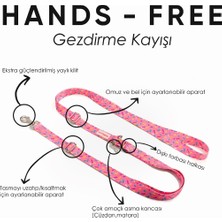 Feyza Design Renkli Köpek Gezdirme Kayışı Eller Serbest Tasma, Pratik ve Konforlu Kullanım