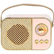 ForWhat Büro Ev Ofis Hediyesi Için Pembe LED Işıklı Hoparlör