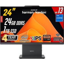 Lenovo Ideacentre 24IRH9 Intel Core I7-13620H 24GB 1tb 23.8 Fhd Freedos Siyah All In One Bilgisayar