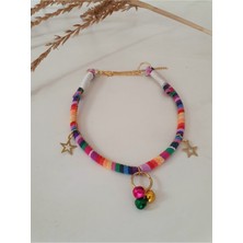 Feyza Design Ayarlanabilir Bohem Köpek Boyun Tasması, 45-60 Cm, Şık ve Rahat Kullanım