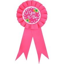 Skygo Mom To Be Yazılı Rozet Pembe Renk