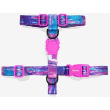 Feyza Design Renkli ve Şık Glitch Error #502 Göğüs Tasması, Rahat Kullanım Sağlar