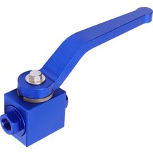 1/8" Npt Alüminyum Fren Hattı Için Emniyet Kesme Valfi - Mavi