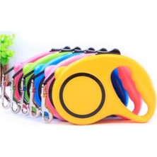 Feyza Design 3 Metre Otomatik Köpek Tasması, Uzatma, Geri Çekme ve Kilitli Özellikli