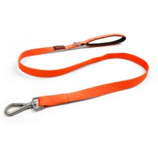 Feyza Design Neon Turuncu Köpek ve Kedi Sevk ve Gezdirme Kayışı