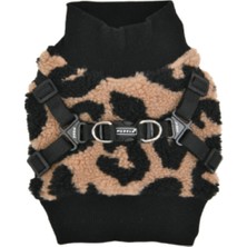 Feyza Design Ayarlanabilir Polarlı Köpek Göğüs Tasması, Rahat ve Güvenli Kullanım