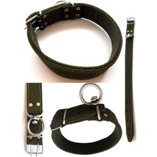 Feyza Design Yeşil Kangal Köpek Boyun Tasması, 67-84CM, Güçlü ve Dayanıklı