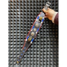 Feyza Design Yavru Kangal Köpek Deri Tasma 60 Cm, Güçlü ve Şık Tasarım