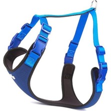 Feyza Design Mavi Havalı Köpek Göğüs Tasması, Xlarge, 2,5X65-75 cm