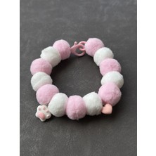 Feyza Design Sevimli Ponpon Köpek ve Kedi Kolyesi, Şık ve Rahat Tasarım