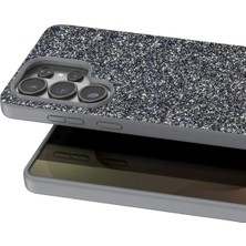 AK-SA-STR Onegif Samsung Galaxy S26 Ultra Bright Simli Kapak - Gümüş