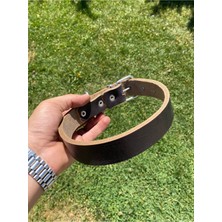 Feyza Design Küçük ve Orta Irk Hakiki Deri Köpek Tasması 60 Cm, Şık ve Dayanıklı Tasarım