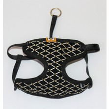 Feyza Design Küçük Irk Köpek Göğüs Tasması, Ayarlanabilir ve Rahat Tasarım