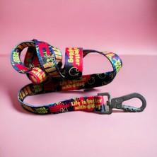 Feyza Design Lacivert Köpek Gezdirme Tasması ve Kayışı Seti, Rahat ve Dayanıklı