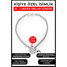 Feyza Design Kişiye Özel Çelik Isimlik Künye, Ayarlanabilir Zincirli Köpek ve Kedi