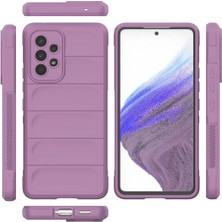 Novis Liora Newface Samsung Galaxy A73 5g Kılıf Optimum Silikon - Mor