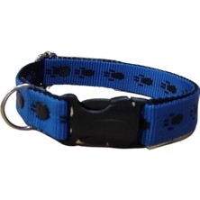 Feyza Design Kırmızı Siyah Pati Desenli Köpek Boyun Tasması, Şık ve Rahat Kullanım