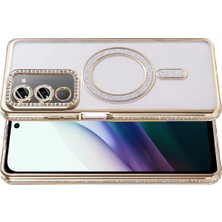 AK-SA-STR Joko Xiaomi Redmi 15 4g Joke Simli Magneticsafe Kılıf - Gold