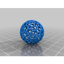 PremiumPort Küre (Voronoi Desenli) Plastik Aparat, Dekoratif ve Fonksiyonel Tasarım