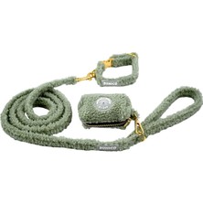 Feyza Design Yeşil Teddy Köpek Tasma Seti, Rahat ve Şık Tasarım