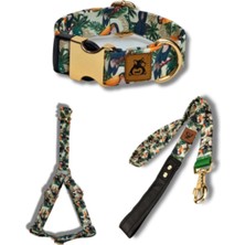 Feyza Design Yumuşak ve Dayanıklı Köpek Tasma Seti, Konforlu Kullanım Sağlar