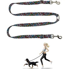 Feyza Design Pratik Eller Serbest Köpek Gezdirme Kayışı ve Bel Tasması