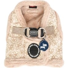 Feyza Design Ayarlanabilir Polarlı Köpek Göğüs Tasması, Rahat ve Güvenli Kullanım