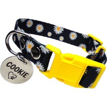 Feyza Design Yavru ve Küçük Irk Köpekler Için Şık ve Rahat Tasma ve Isimlik Seti