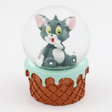 PremiumPort Parlak 9 cm Kar Küresi, Hediye Seti, Işıklı ve Şık Tasarım