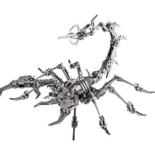 3D Metal Akrep Modeli – Mekanik Tasarım, Premium Masaüstü Dekor & Koleksiyon Figürü