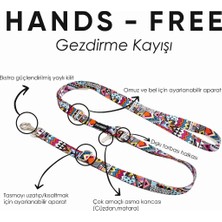 Feyza Design Eller Serbest Astro Gezdirme Kayışı ve Tasma Seti, Konforlu Kullanım