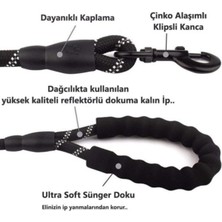 Feyza Design 130 cm Reflektörlü Uzun Köpek Tasma Ipi, Güvenle Gezdirin
