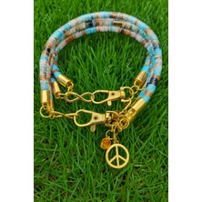 Feyza Design Şık ve Parlak Köpek Kolyesi ve Tasma Seti, Altın Detaylı Tasarım