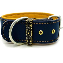 Feyza Design Yumuşak Dokulu Koyu Lacivert Köpek Tasma, Rahat ve Şık Tasarım