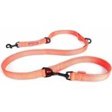 Feyza Design Çok Yönlü Köpek Gezdirme Kayışı Turuncu, Dayanıklı ve Renkli Tasarım