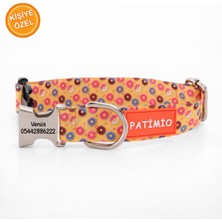 Feyza Design Sevimli Köpek Tasması ve Künyesi, Isme Özel, Renkli ve Dayanıklı