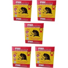 UFOMİN Ufomin 250GR 5 Adet/çok Etkili Ev Lağım Çatı Faresi Ilacı Zehirli Buğday Vanilya Aromalı