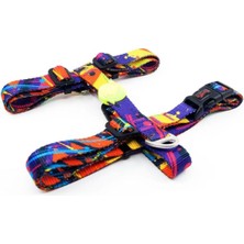 Feyza Design Renkli ve Konforlu H-Tipi Köpek Göğüs Tasması, Güvenle Kullanım