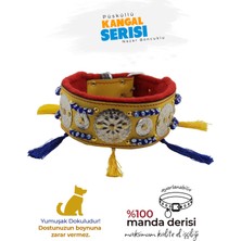 Feyza Design Püsküllü Deri Köpek Boyun Tasması, Güçlü ve Şık Tasarım