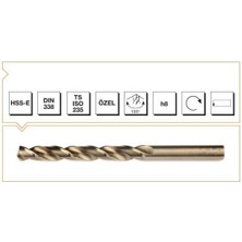Pazarcan Makina Takım Hsse Altın Seri Inox Delme Matkap Ucu 7 mm